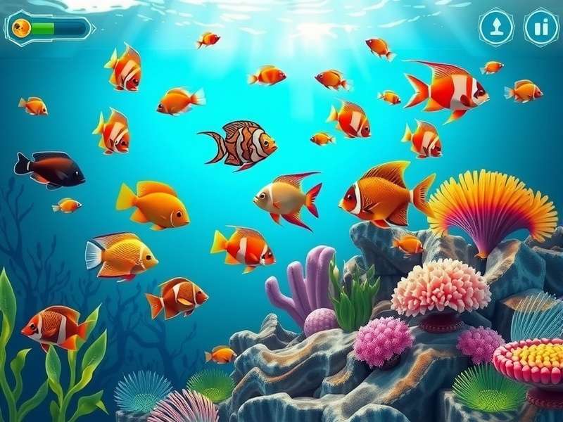 Tropical Fish Paradise fish collection interface